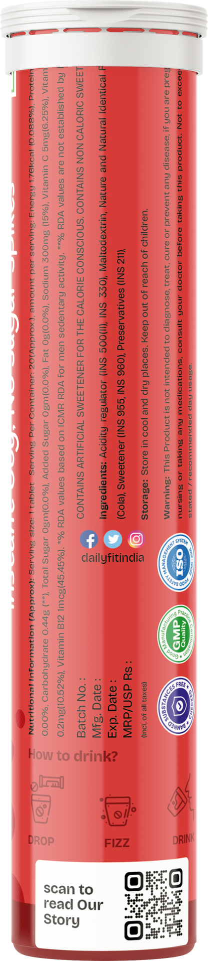 Dailyfit Cola (pack of 4)